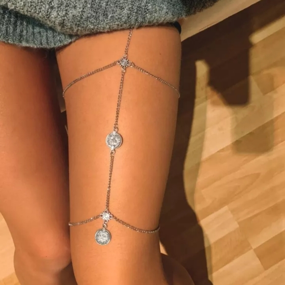 ☀️NEW BOHO CHIC SEXY THIGH CHAIN JEWELRY - Picture 2 of 8